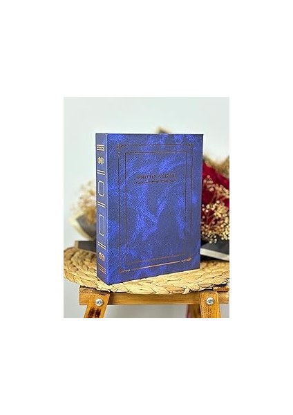 Rabsev 10X15CM Fotoğraf Albümü 200 Fotoğraf Kapasiteli Ciltbezli Lüks Anı Albümü 9206-M