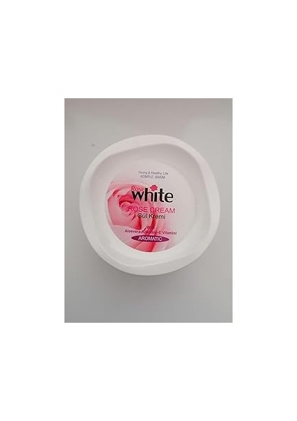 Rose White Aleo Vera,allantoin ve E Vitaminli Gül Kremi 125ML