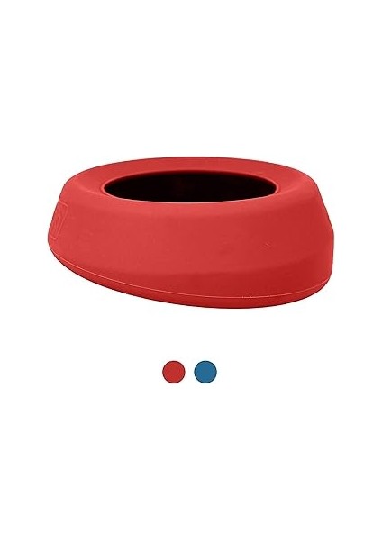 Kurgo Köpekler Için Sıçrama Yapmayan Yürüyüş Su Kabı, Yolda Yem Veya Su Için, Bpa Içermeyen Plastik