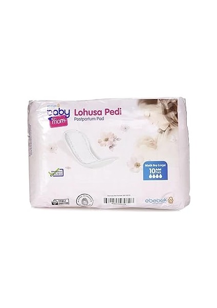 Baby Me Lohusa Pedi Büyük Boy 10 Adet