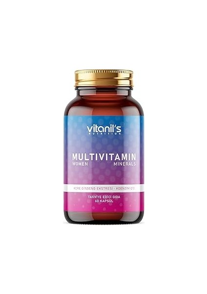 Vitanil's Nutrition Multivitamin Women Kapsul - 60X1