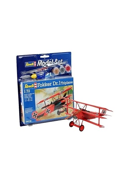 Revell Set Fokker Dr.1 Triplane - 1:72-64116