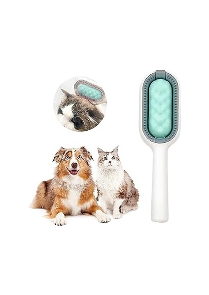 Schimer Evcil Hayvan Temizliği, Tüy Tarağı, 4'ü 1 Arada Kedi Fırçası, Evcil Hayvan Tüyü Çıkarıcı, K