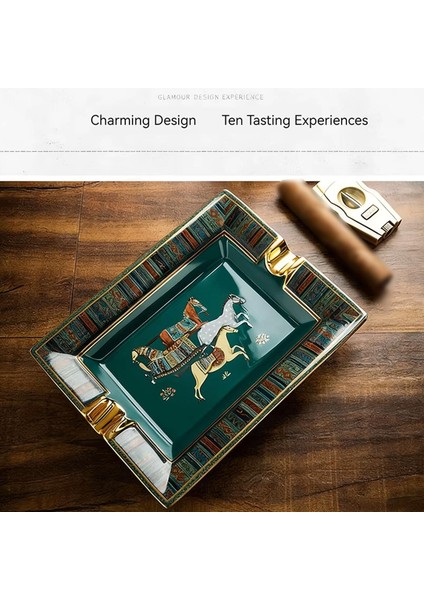 Cigarloong 4 Horse Seramik Puro Küllüğü Yeşil 2li modelleri