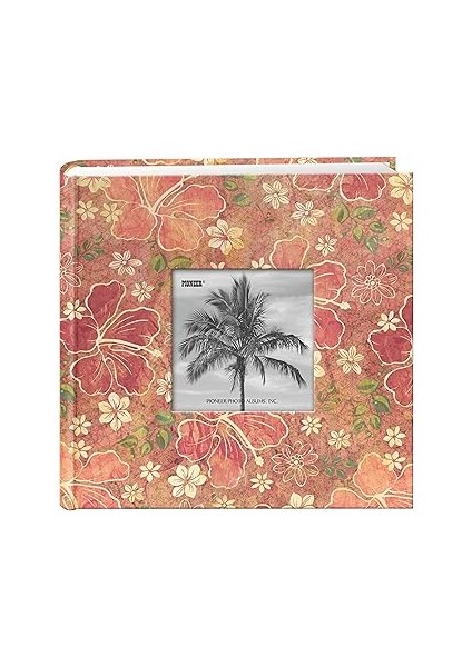 Pioneer Photo Albums DA-200TRP Troopical Fotoğraf Albümü, Tropikal Hibiscus 10 x 15 cm