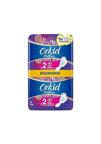 Orkid Hijyenik Ped Uzun ( Boy 2) Ekonomik Paket 12 Ped