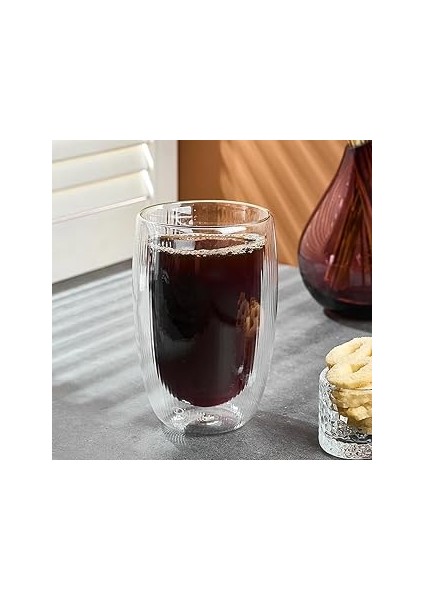 Lineo Çift Cidarlı Bardak 450 ml