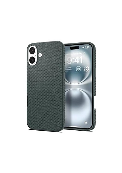 Spigen 16 ile Uyumlu Ince Kılıf Liquid Hava Kanalı Teknolojisi Askeri Sınıf Koruma