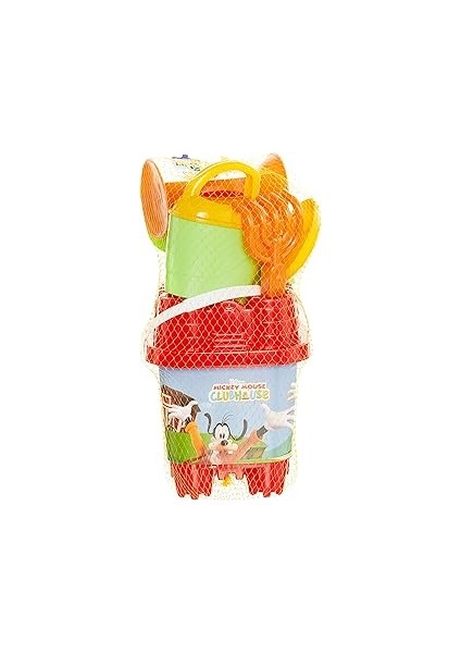 Dede 1564 Mickey Mouse Büyük Kale Kova Set, Çok Renkli