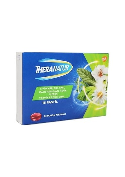 Gsk Theranatur Ahududu Aromalı 16 Pastil