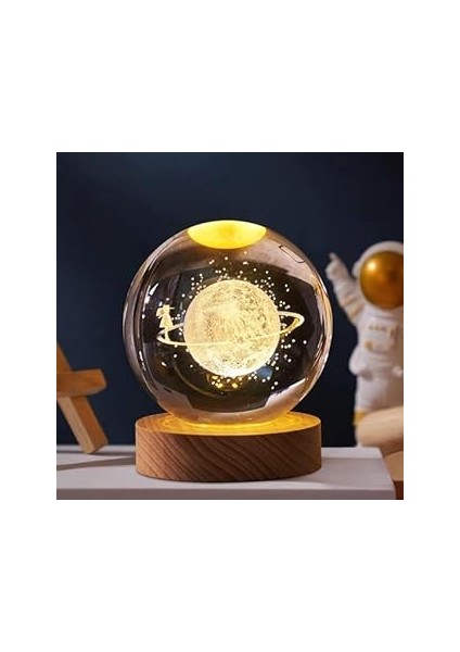 Kristal Küre Gece Lambası (Evren)