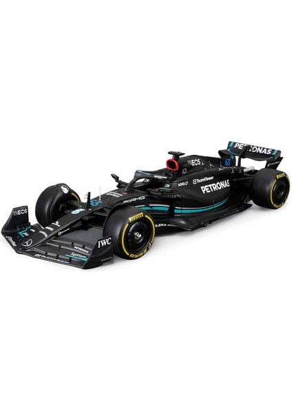 1:24 Mercedes Amg F1 W14 E Performance Figürlü Formula 1 Yarış Arabası - 63-George Russell modelleri