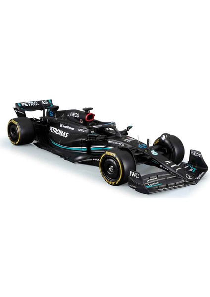 1:24 Mercedes Amg F1 W14 E Performance Figürlü Formula 1 Yarış Arabası - 63-George Russell fırsatları