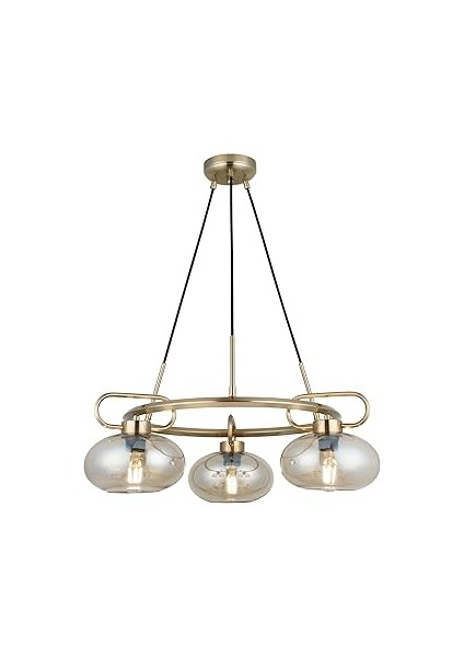 Lucea Alamo 3 Lu Antık Lak Avıze 3XE27