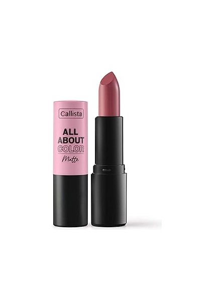 Callista All About Color Matte Lipstick Mat Görünümlü Ruj 508 Call Jimmy, Pembe