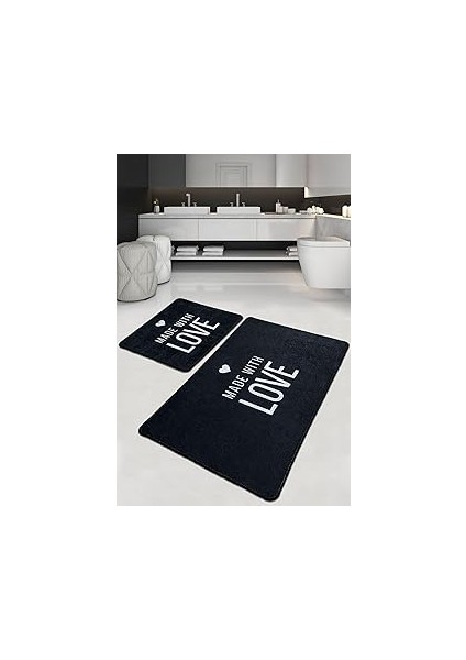Chilai Con Amore Banyo Halısı Djt 2li Set