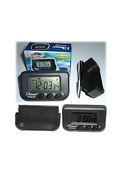 Aee® Dijital Küçük Masa-Araba Saati-Alarm-Kronometre Öğrenci Saati Kronometreli Pomodoro Ders Çalış