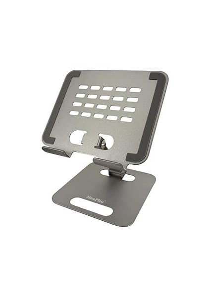 Coverzone Tablet Standı Katlanabilir Alüminyum Alaşımlı Yüksek Dayanıklı Malzeme Kaymaz Ayarlanabil