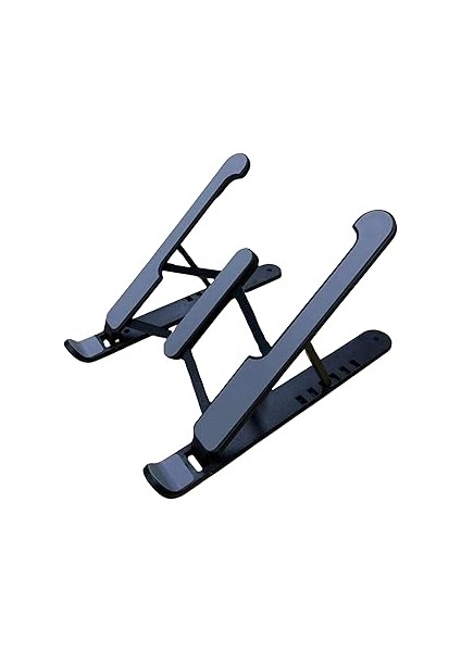 Bybaby Yükseklik Ayarlı Plastik Laptop Standı, Kolay Kurulum, Taşınabilir, Ergonomik ve Konforlu, B