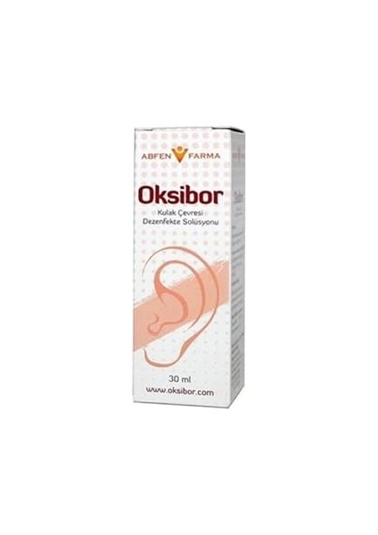 Abfen Farma x Oksibor Kulak Damlası, 30ML