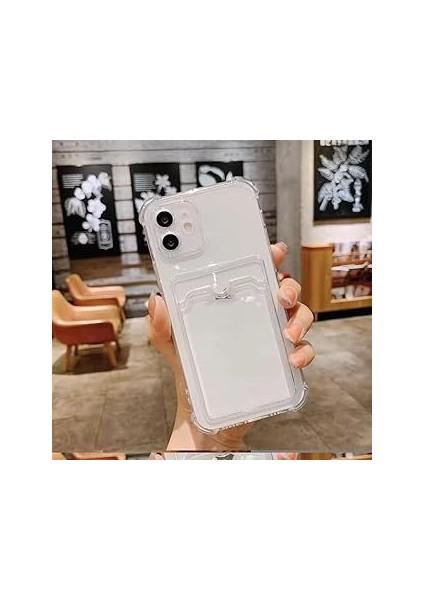 Ggm Aksesuar 11 ile Uyumlu Şeffaf Yapıya Sahip Arka Ksımında Kartlık Bölmeli Kolay Kullanım