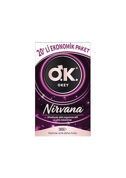 Okey Nirvana 20'li Ekonomik Prezervatif