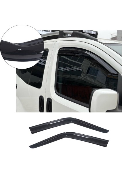 Fiat Doblo Uyumlu 2010-2023 Abs Cam Rüzgarlığı 2 Parça