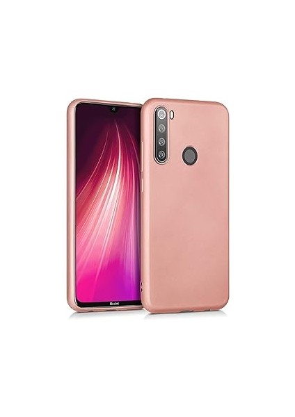 Microsonic Matte Silicone Note 8t Için Kılıf Rose [redmi Note 8t ile Uyumlu Kılıf
