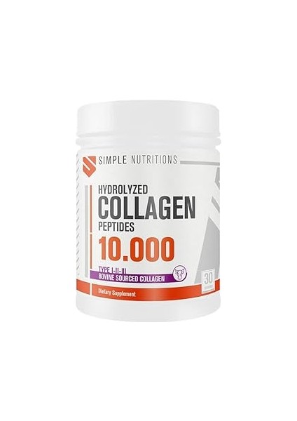 Hydrolyzed Collagen Peptides (Hidrolize Kolajen Peptitleri) | Type I-Ii-Iii | Yüksek Biyoyararlanım