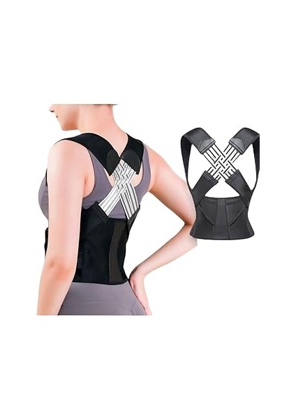 Okavango Dik Duruş Korsesi, Dik Durma Korsesi, Ayarlanabilir Kemer, Duruş Düzeltici, Dik Durmayı Sa