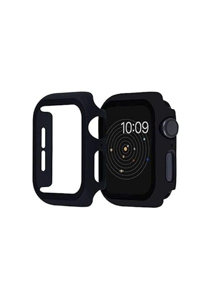 Ehr. Watch 38MM/40MM/41MM/42MM/44MM/45MM/49MM ile Uyumlu Tam Kaplayan Ekran Koruyuculu Çizilm