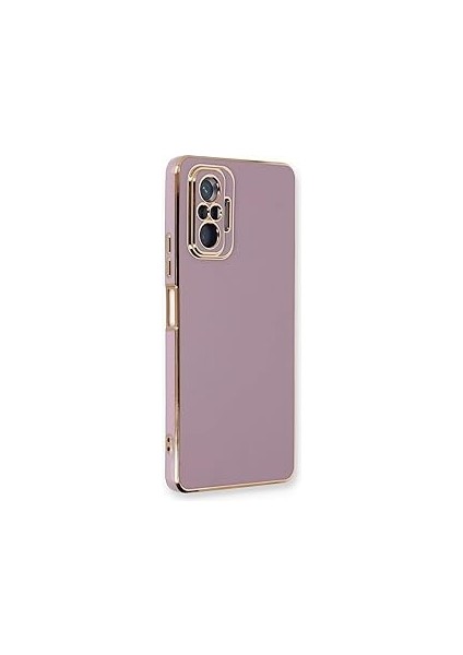 Microsonic Note 10 Için Kılıf Olive Plated Lila [redmi Note 10 ile Uyumlu Kılı