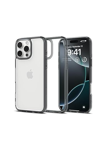 Spigen 16 ile Uyumlu Ince Kılıf Hybrid Sararma Karşıtı Duraclear Hava Kanalı Tekno