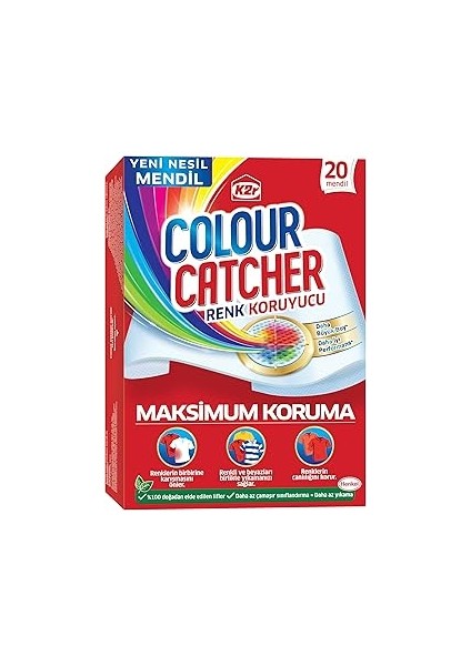 K2R Renk Koruyucu Mendil 20'li