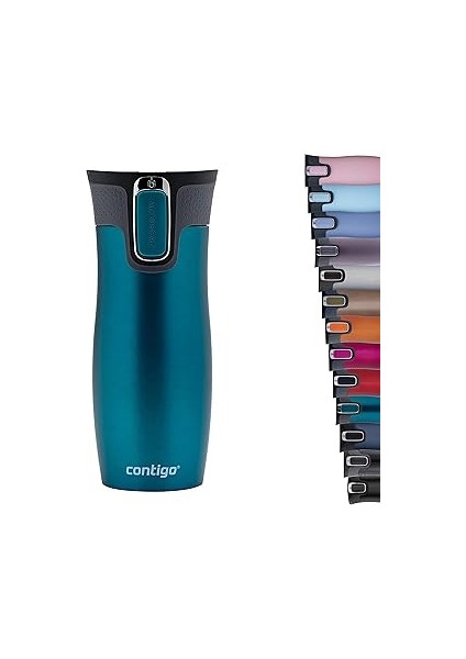 Contigo Westloop Autoseal Termos Bardak 470 ml Turkuaz