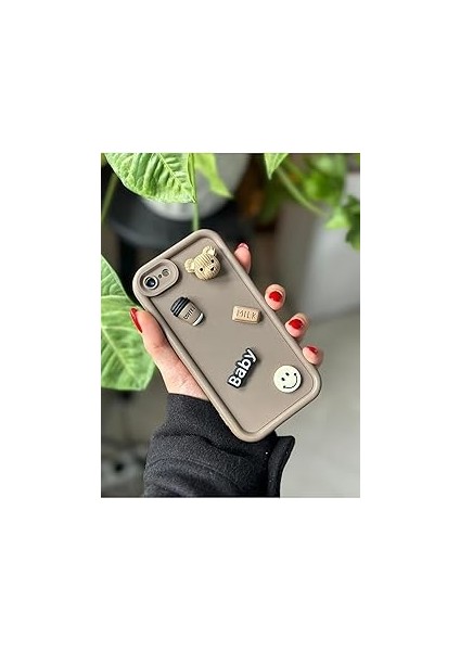 Go Aksesuar 7-8 - Se 2020 ile Uyumlu Çikolata Baby Oyuncak Figürlü Tasarım Kılıf