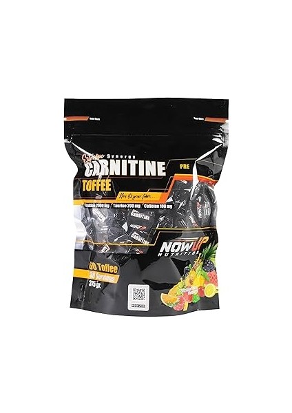 Nowup Nutrition L-Carnitine – Toffee ve Mevsim Meyveleri Aromalı – 60 Kapsül – Şeker Ilavesiz Takvi