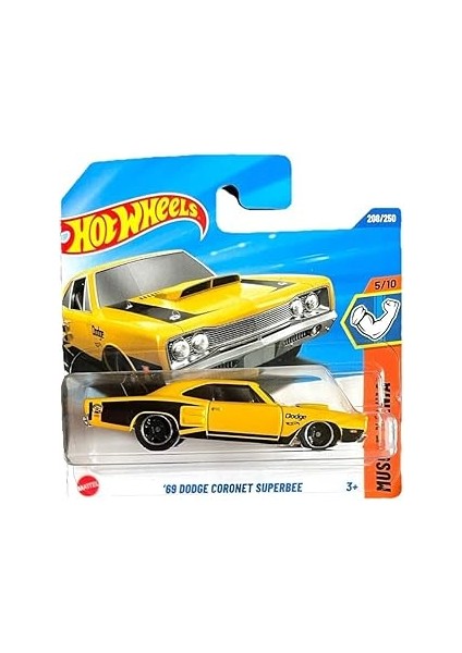 Hot Wheels Tekli Arabalar 69 Dodge Coronet Superbee JBB27