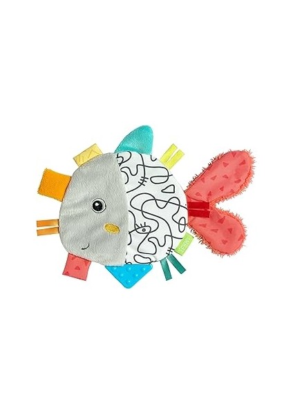 Fehn Çıtırdayan Balık - Kapmak ve Oynamak Için Hışırtılı Aktivite Bebek Oyuncağı - Hışırtılı Aktivi