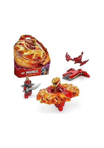 Ninjago Kai’nin Ejderha Spinjitzu Topacı 71823-6 Yaş ve Üzeri Çocuklar Için 2 Ninja Minifigürü