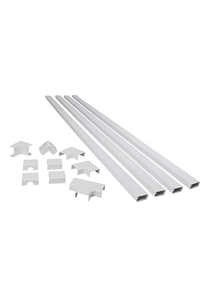 Wiremold Kablo Yönetim Kiti, Cordmate Ii, Kordon Düzenleyici ve Gizleyici, Kablo Kapatıcı ve Duvar