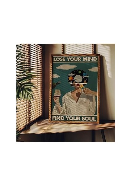 Fark Tanıtım Çerçevesiz Poster, Dekoratif Çerçevesiz Poster, Tablo, Loseyourmind, 21