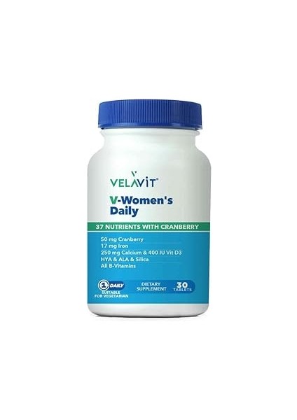 Velavit V-Women's Daily 30 Kapsül