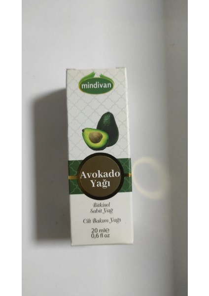 Soğuk Sıkım Avokado Yağı 20ML