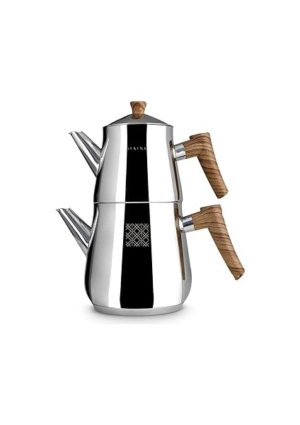 Serenk Definition Çaydanlık, Paslanmaz Çelik, Polisaj Dış Yüzey,kapsül Taban, 2,0 Lt