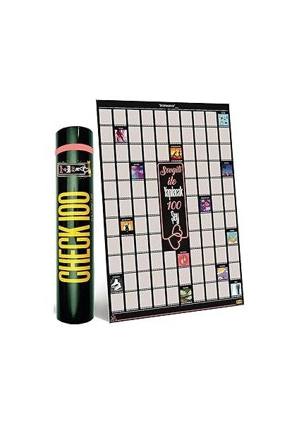 CHECK100 Sevgili ile Yapılacak 100 Sey Posteri