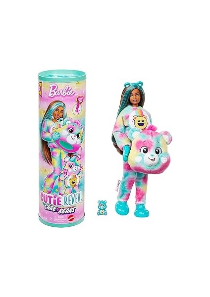 Cutie Reveal Sevimli Ayıcıklar Bebek ve Aksesuarları, Mutlu Ayıcık, Renk Değişimi ve Ay