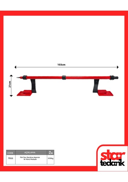 Sac Gerdime Aparatı Iki Yönlü. Mafsallı