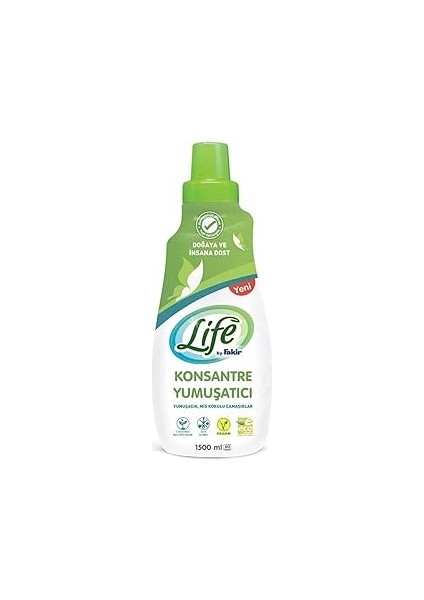 Life Bitkisel Konsantre Yumuşatıcı 1500 ml (60 Yıkama)