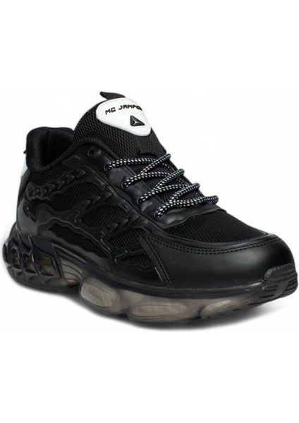 Siyah Comfort Yürüyüş Balon Taban Erkek Spor Ayakkabı